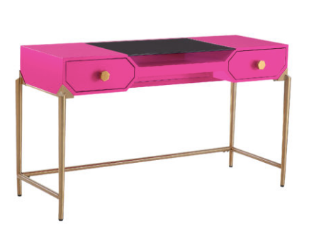 Artwerks Pink Laquer Desk